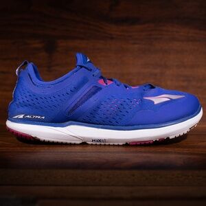 Altra Kayenta Running Shoes Women's Size 7.5 Blue White Pink Athletic Lace Up